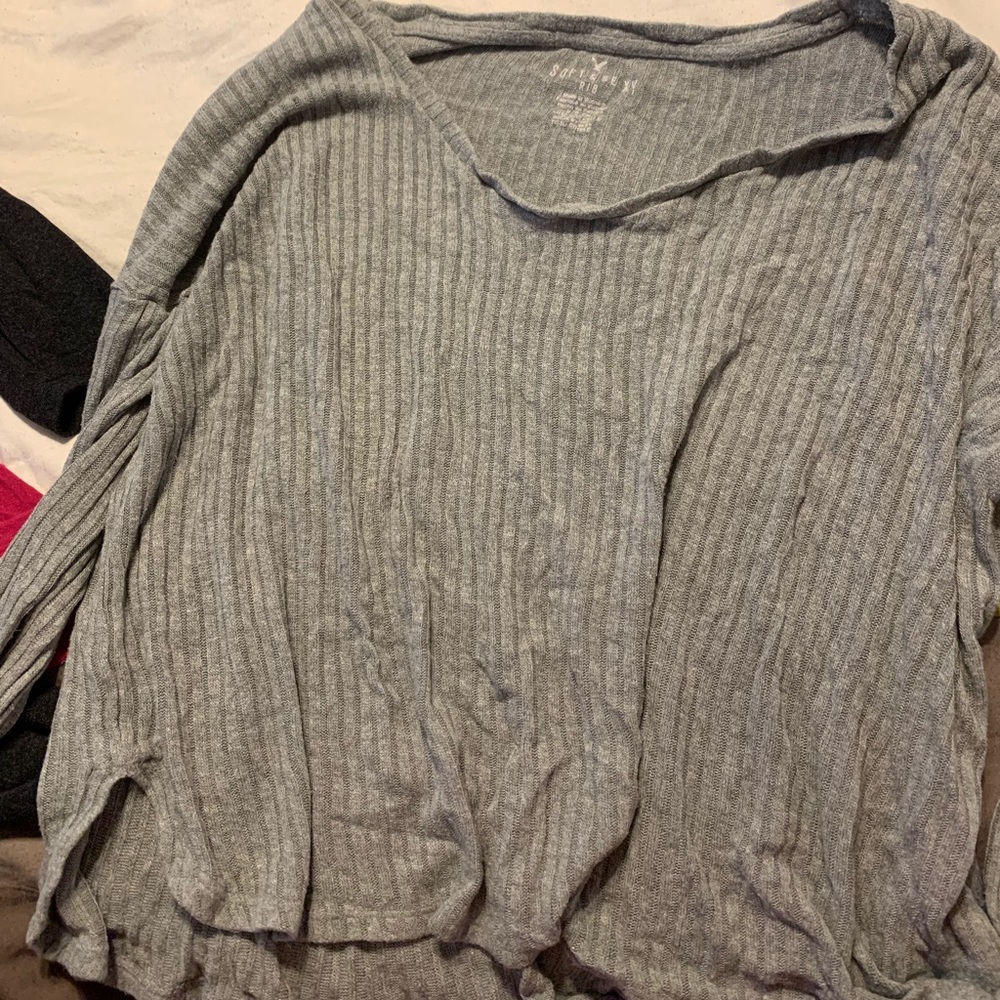 American eagle crop long sleeve!